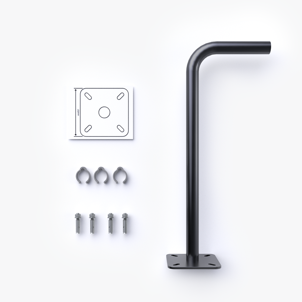 LUBA L-shaped Mounting Rod