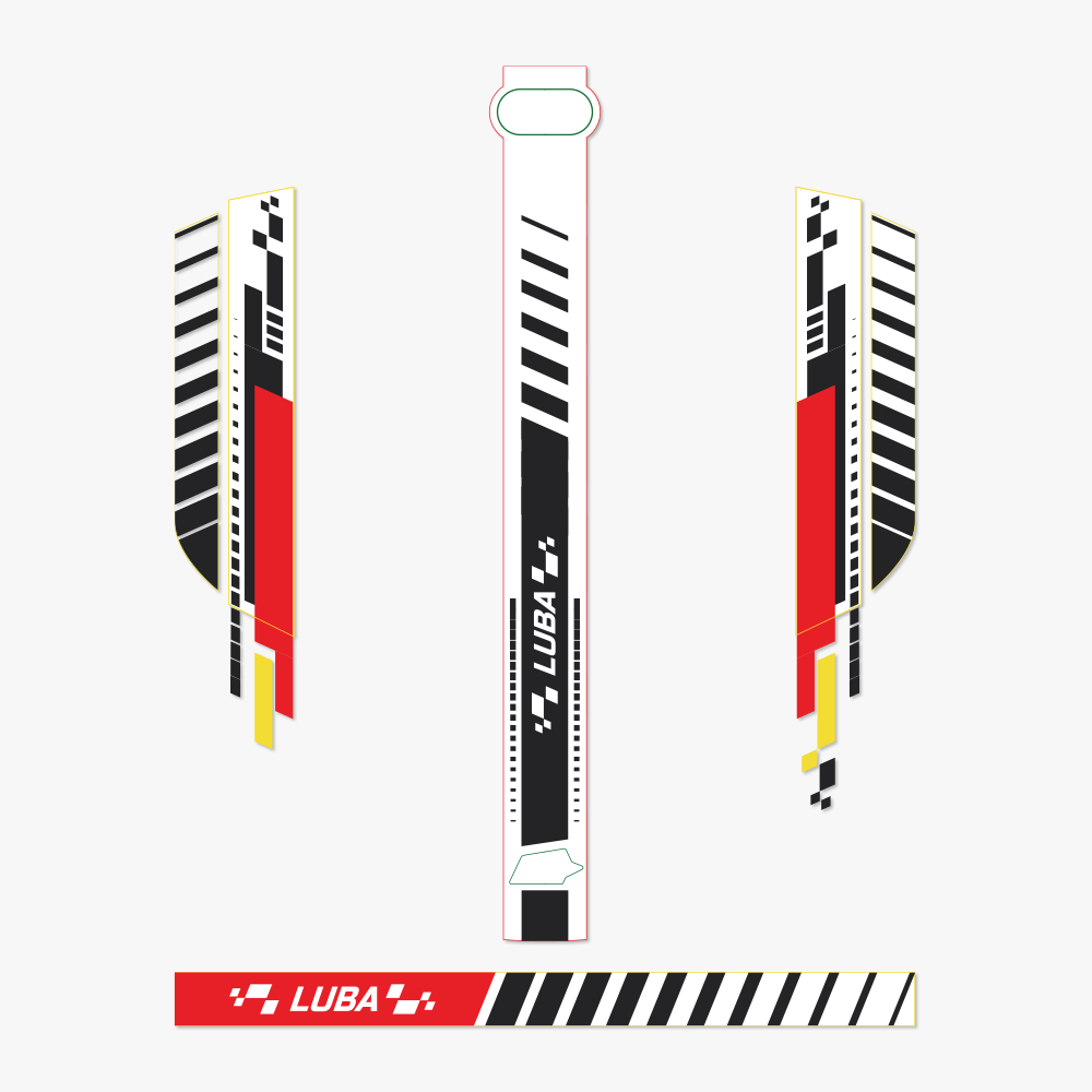 LUBA Fomular Car Sticker